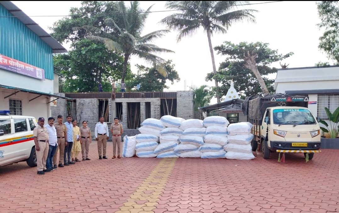 भुईंज पोलिसांची धडक कारवाई: १८ लाखांचा प्रतिबंधित पान मसाला टेम्पोसह जप्त!