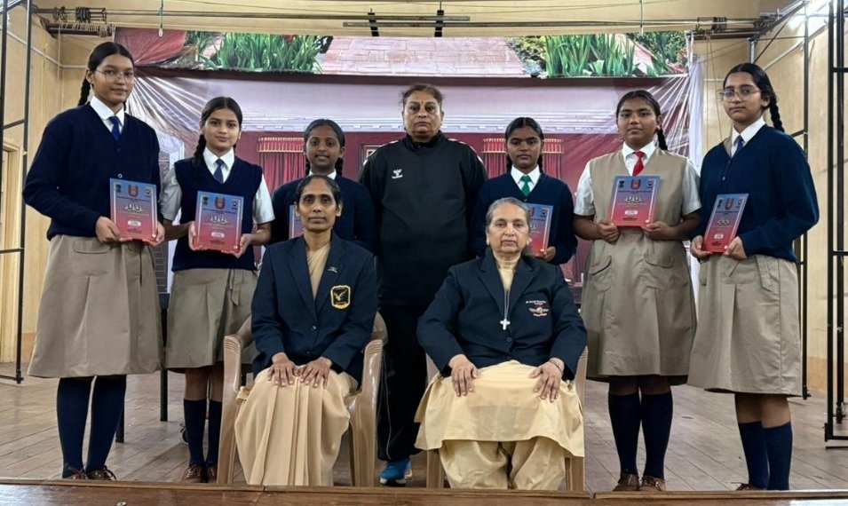 सेंट जोसेफ कॉन्व्हेंट स्कूलचा बुद्धिबळात डंका