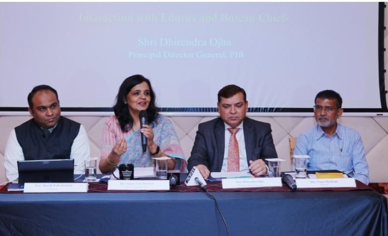 यंदा गोव्यात होणाऱ्या 56 व्या इफ्फी-2025 च्या तयारीसंबंधी पत्रसूचना कार्यालयाच्या प्रधान महासंचालकांचा गोव्यातील प्रसारमाध्यमांचे संपादक आणि माध्यम प्रमुखांशी संवाद