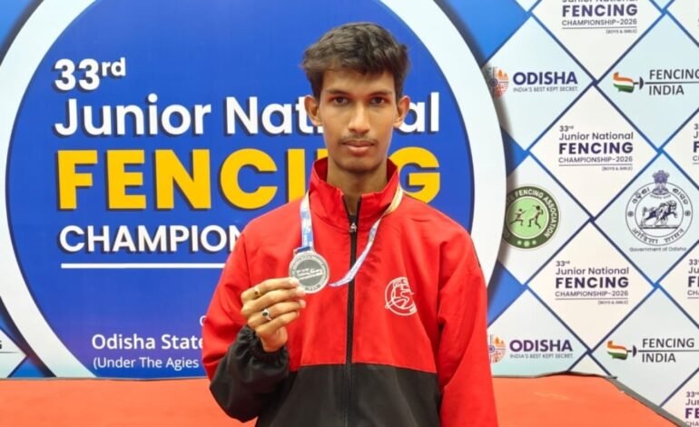 ३३ व्या ज्युनियर राष्ट्रीय तलवारबाजी स्पर्धेत महेश तेलतुंबडेची दमदार कामगिरी
