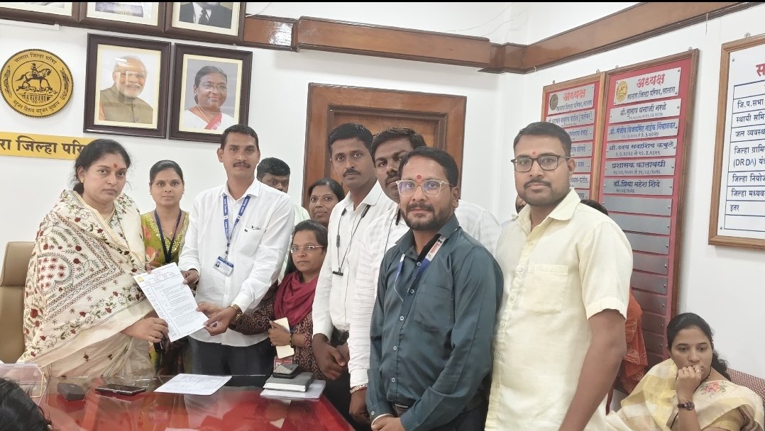 पाणी व स्वच्छता विभागातील कर्मचाऱ्यांच्या वेतनाचा प्रश्न मार्गी लावण्याची मागणी