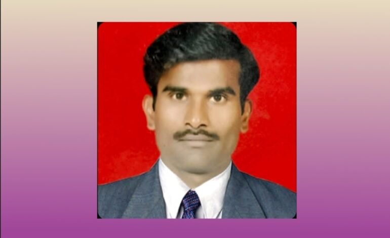 राज्यस्तरीय विश्वकर्मा गुणवंत कामगार पुरस्कारासाठी हणमंत ढवळे यांची निवड