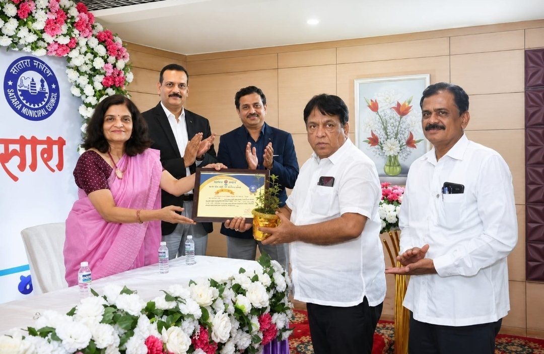 किसन वीर’ ला भरीव कर (व्हॅट)भरणा केल्याबदल मिळाला दसऱ्यादा बहुमान