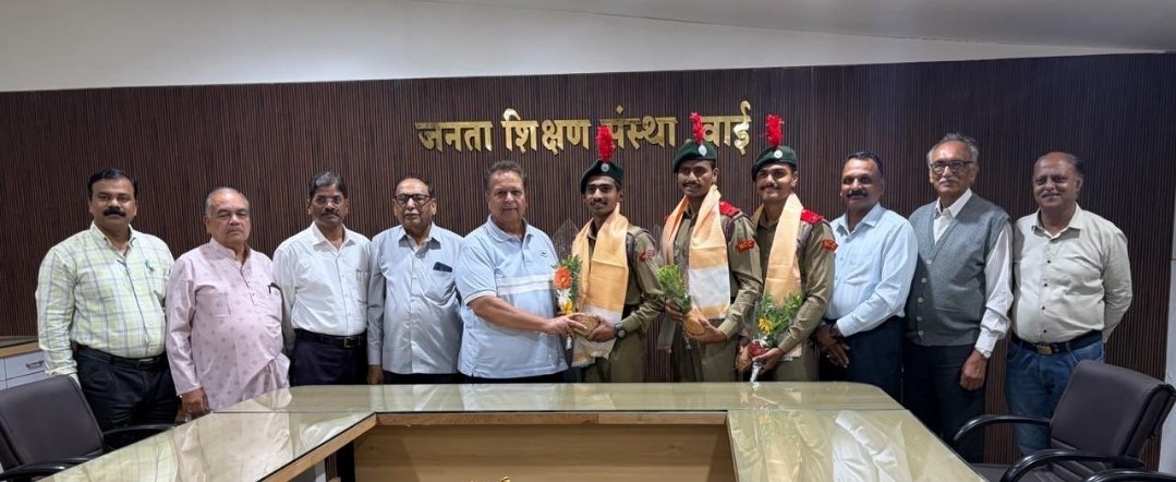 किसन वीर महाविद्यालयाच्या एनसीसी कॅडेट्सची राष्ट्रीय पातळीवर चमक; भारतीय नौदलासह विविध क्षेत्रांत यशाची पताका