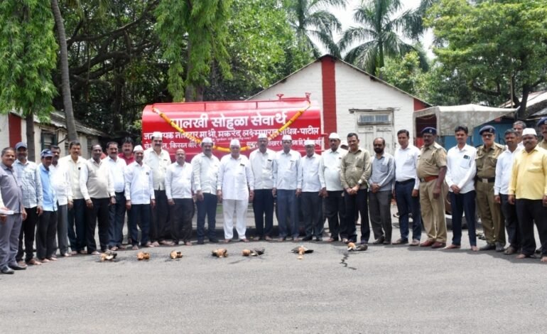 ‘किसन वीर’ कडून वारकऱ्यांच्या सेवेसाठी पाण्याचा टँकर
