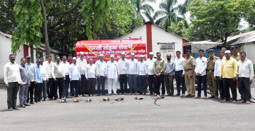 ‘किसन वीर’ कडून वारकऱ्यांच्या सेवेसाठी पाण्याचा टँकर