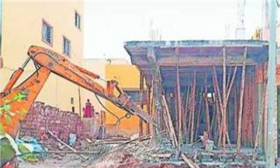 अनधिकृत बांधकामांवर कारवाईसाठीचे अधिकार संबंधित तहसीलदार यांना प्रदान