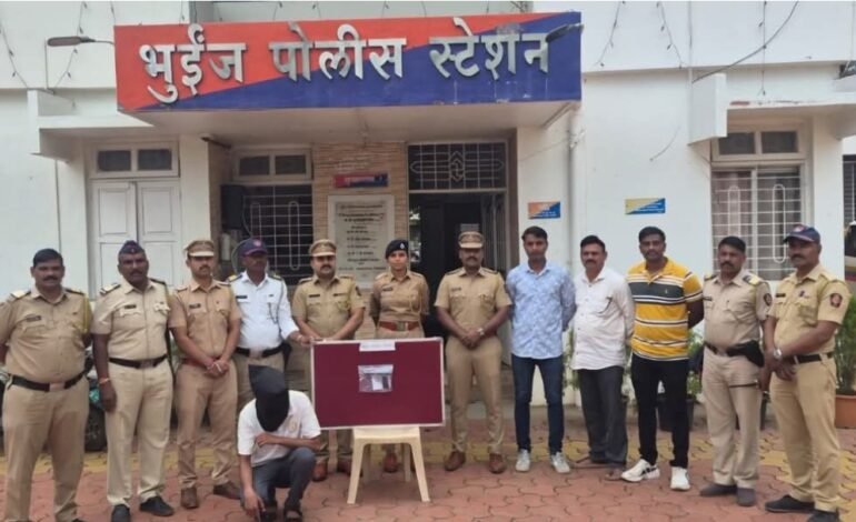 कमरेला लोडेड पिस्तूल लावून फिरणाऱ्याला भुईंज पोलिसांनी ठोकल्या बेड्या;
