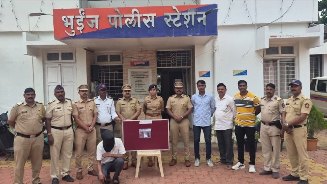 कमरेला लोडेड पिस्तूल लावून फिरणाऱ्याला भुईंज पोलिसांनी ठोकल्या बेड्या;