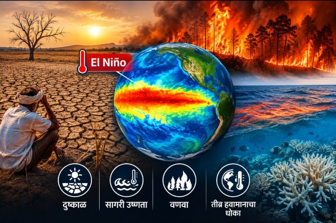 दुष्काळ, सागरी उष्णता आणि वणव्यांचा वाढता धोका