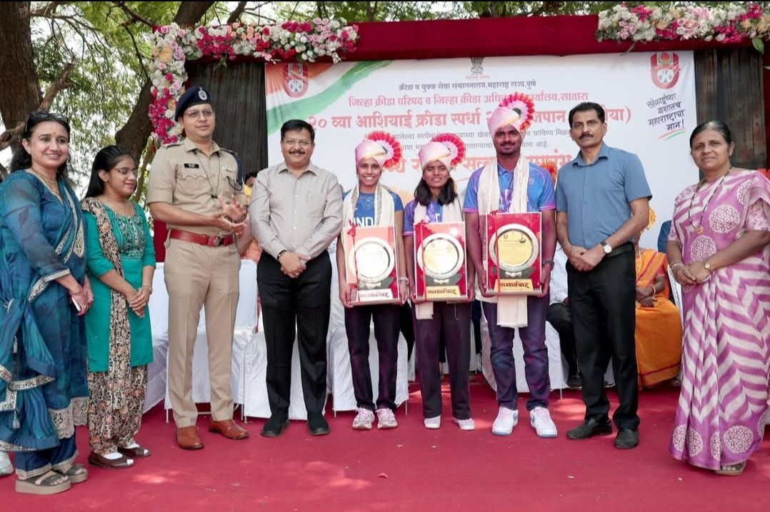 जपान आशियाई क्रीडा स्पर्धेत यश मिळवलेल्या गुणवंत खेळाडूंची भव्य गौरव रॅली