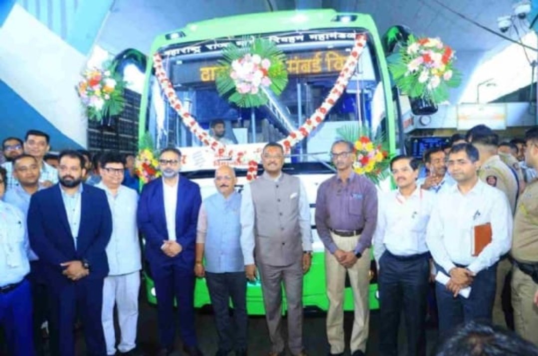 दादर–नवी मुंबई आंतरराष्ट्रीय विमानतळ एसटी बससेवेचा शुभारंभ